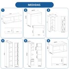 Guarda-roupa Solteiro Modulado 6 Peças Infinity Cedro|blush